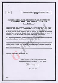 Certificado G-Freight